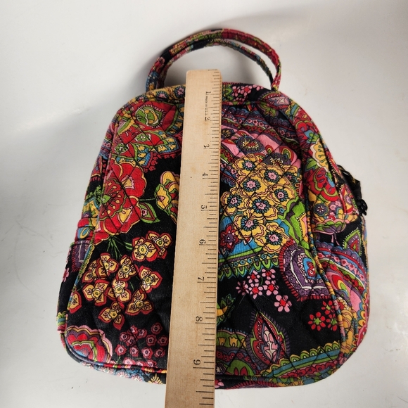 VERA BRADLEY Lunch Bunch Bag Floral Zip Close Pockets Multicolor - Picture 9 of 11